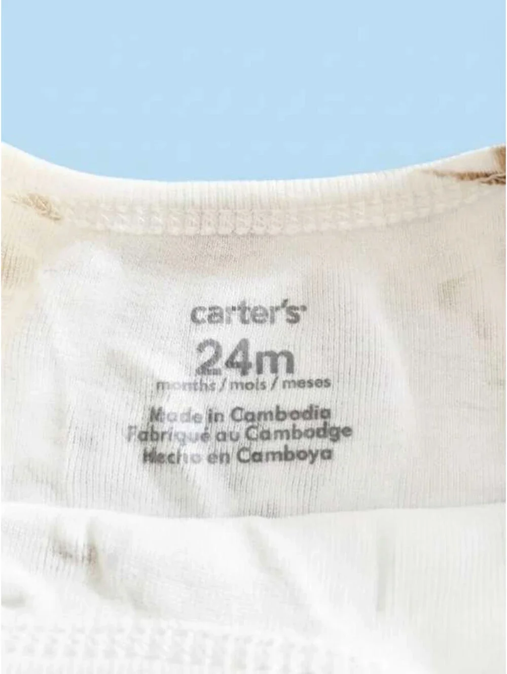 Carter's Baby Farm Animal Bodysuit Unisex sz 24 Months